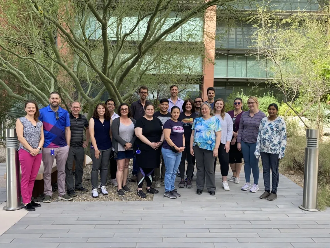 AZGC group photo outdoors